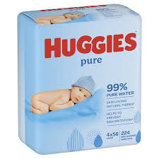 HUGGIES PURE AND NATURALE SIZE 1 NEWBORNS